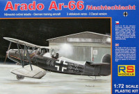 Rs Model 92052 Arado Ar-66 Nachtschlacht (3x German version) 1/72