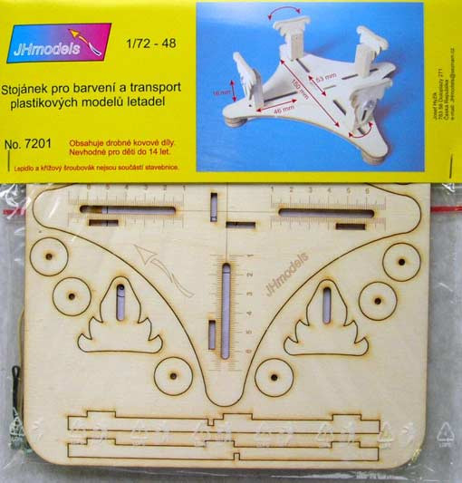JH MODELS JHM-72001 1/72 Wooden stand for airplanes building/transport