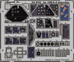 Eduard 33076 Ar 196A-3 interior S.A. 1/32