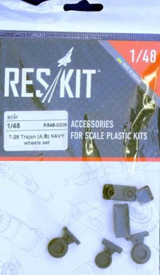 Reskit RS48-0206 T-28 Trojan (A,B) NAVY wheels (REV,RDN,MONO) 1/48