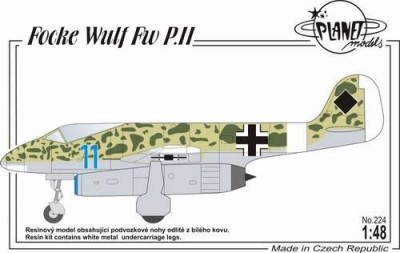 Planet Models PLT224 Focke Wulf P. II 1/48