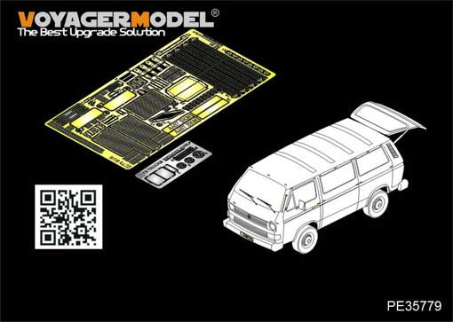 Voyager Model PE35779 Morden German T3 Transporter Bus(TAKOM2014) 1/35