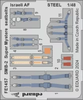 Eduard FE1457 SMB-2 Super Mystere seatbelts Israeli AF 1/48