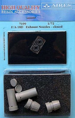 Aires 7199 F/A-18D exhaust nozzle - closed 1/72