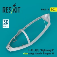 Reskit U32225 F-35 (A/C)'Lightning II' close canopy (TRUMP) 1/32