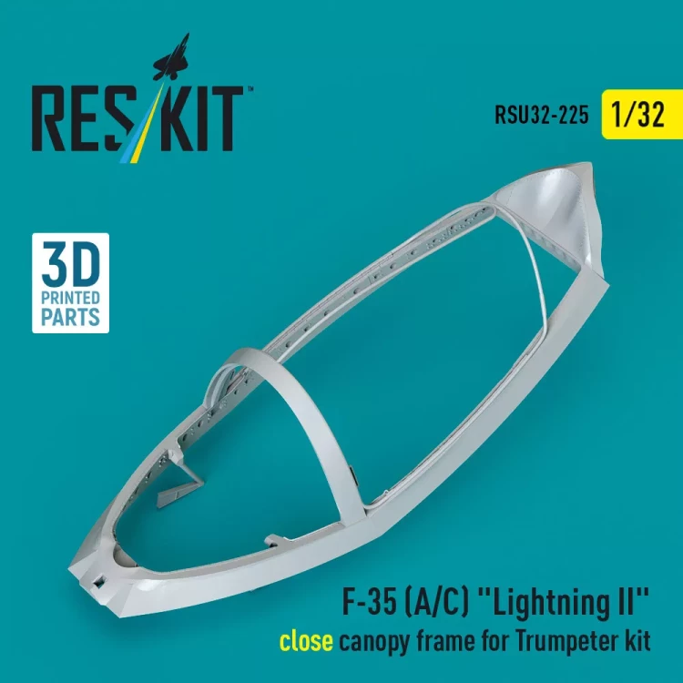 Reskit U32225 F-35 (A/C)'Lightning II' close canopy (TRUMP) 1/32