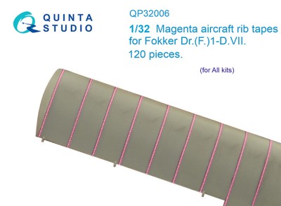 Quinta studio QP32006 Розовые киперные ленты Dr.(F)I-D.VII (для любых моделей) 1/32