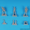 Black Dog F48005 German Pilots + Mechanic WWII 1/48