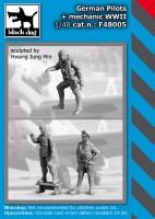 Black Dog F48005 German Pilots + Mechanic WWII 1/48