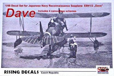 Rising Decals 48030 Decal E8N1/2 DAVE (4x camo) 1/48