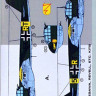 Kora Model NDT72029 Ju88C-6 Railways destroyer декали декали 1/72