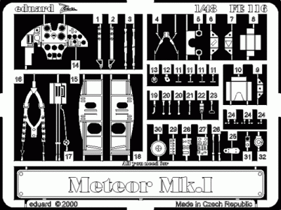 Eduard FE116 Meteor F.Mk.1 TAM