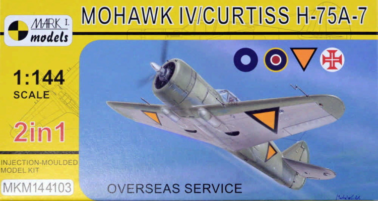 Mark 1 Model 144103 Mohawk IV / Curtiss H-75A-7 (2-in-1) 1/144