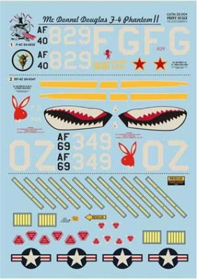 Print Scale 32-004 F-4 Phantom II in Viet Nam war Part 1 1/32