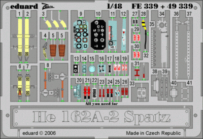 Eduard 49339 He 162A-2 Spatz TAM