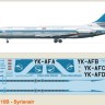 F-rsin Plastic FRP4076 Caravelle 10B Syrianair 1/144