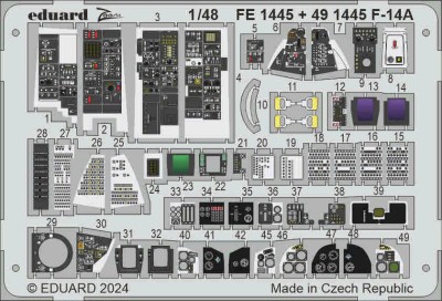Eduard BIG49418 F-14A (G.W.H.) 1/48