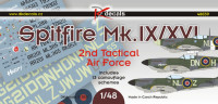 Dk Decals 48039 Spitfire Mk.IX/XVI 2nd Tactical AF (13x camo) 1/48