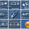 KV Models 72583 North-American FJ-2 / FJ-3 / FJ-3M Fury (SWORD #72138, #72139, 72109) + маски на диски и колеса SWORD US 1/72