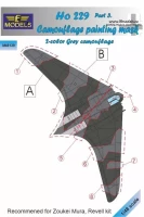 Lf Model M48139 Mask Ho 229 2-color green camouflage painting 1/32