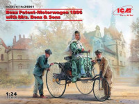 ICM 24041 Автомобиль Бенца 1886 г. с фрау Бенц и сыновьями 1/24