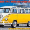 Hasegawa 20689 Микроавтобус Volkswagen Type 2 с багажником на крыше (Limited Edition) 1/24