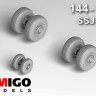 Amigo Models АМG 144-101 Набор колес шасси SSJ-100 1/144