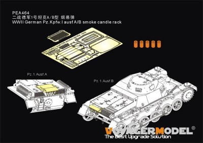 Voyager Model PEA464 WWII German Pz.Kpfw.I ausf A/B smoke candle rack (ForAll)