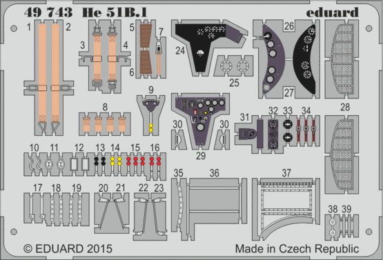 Eduard 49743 He 51B.1 1/48