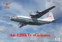 Sova-M 72080 An-12 BKTs 'Cyclone' research airplane 1/72