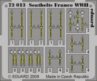 Eduard 73013 Seatbelts France WWII