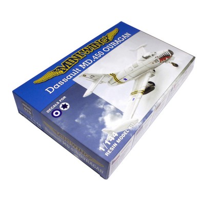 Miniwing MINI079 Dassault Ouragan with Israeli and El Salvador decals 1/144