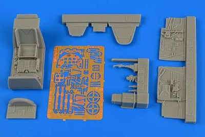 Aires 4704 Bf 109F-2/F-4 cockpit set (EDU) 1/48