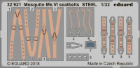 Eduard 32921 Mosquito Mk.VI seatbelts STEEL 1/32