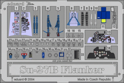 Eduard 73251 Su-27 Flanker HAS/REV