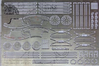 Ace Model E7261 Soviet Helicopter Hinges - PE set 1/72
