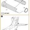 Clear Prop CPA48055 F-86A engine exhaust endface (CLPR) 1/48