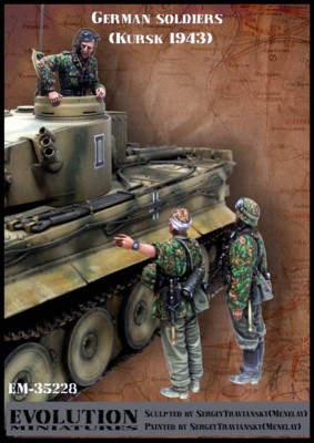 Evolution Miniatures 35228 Солдаты СС, Курск, 3 фигуры 1/35