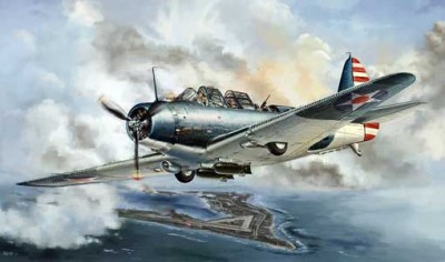 Great Wall Hobby L4809 WWII Douglas TBD-1 &quot;Devastator&quot; - VT-6 at Wake Island 1942 1/48