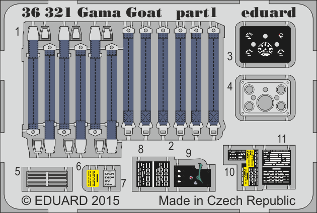 Eduard 36321 Gama Goat 1/35