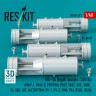 Reskit 48573 Mk-54 Depth bombs (350 lb) (4 pcs.) 1/48