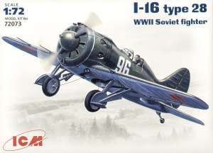 ICM 72073 И-16 тип 28, советский истребитель II Мировой войны 1/72