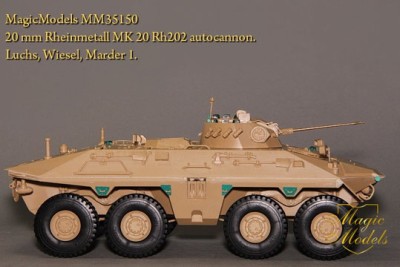 Magic Models MM35150 20 mm Rheinmetall MK 20 Rh202 autocannon 1/35