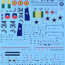 Print scale 72-269 Lockheed T-33 Shooting Star Pt.2 (wet decals) 1/72