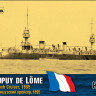 Combrig 3581WL French Dupuy de Lome Cruiser, 1895 (вотерлайн) 1/350
