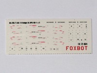 Foxbot Decals FBOT72064 Stencils for Missile Kh-29L/T (AS-14 Kedge) & APU-58-1 1/72