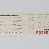 Foxbot Decals FBOT72064 Stencils for Missile Kh-29L/T (AS-14 Kedge) & APU-58-1 1/72