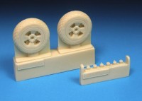 Barracuda Studios BCR48343 Hawker Sea Fury FB.11 Mainwheels - Diamond Tread 1/48
