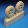 Barracuda Studios BCR48343 Hawker Sea Fury FB.11 Mainwheels - Diamond Tread 1/48