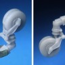 Barracuda Studios BCR72468 de Havilland Mosquito Mk XVI Landing Gear Upgrade 1/72